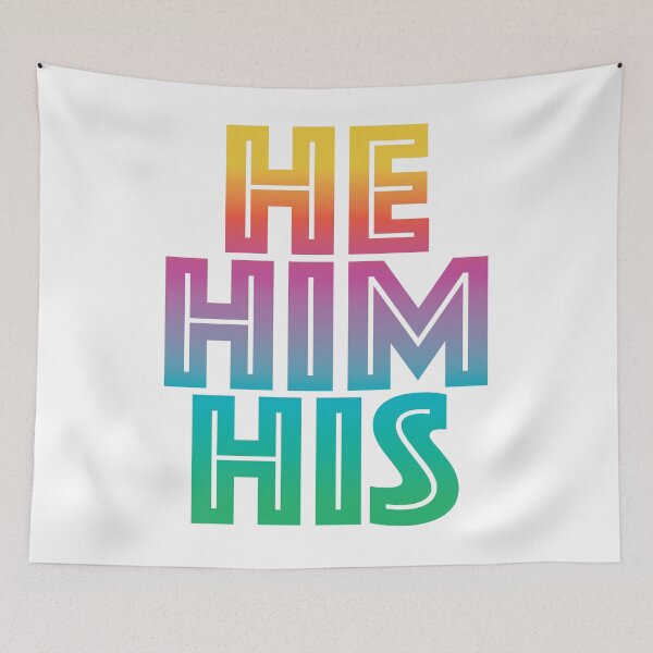 Item preview, HE HIM HIS designed and sold by QE--Tees.