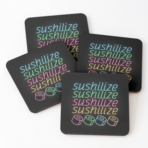 Item preview, Sushilize Multicolored Text with Sushi Pieces designed and sold by dylanxh.