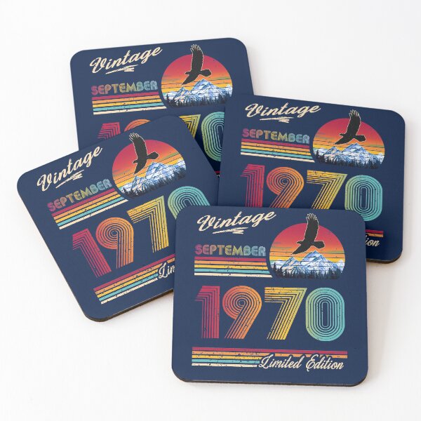 Item preview, September 1970 Birthday designed and sold by GreenSplash.