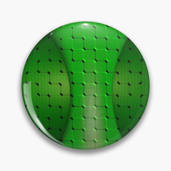 Item preview, Green Optical Illusion - Trippy Sticker  designed and sold by Karelia Blum.