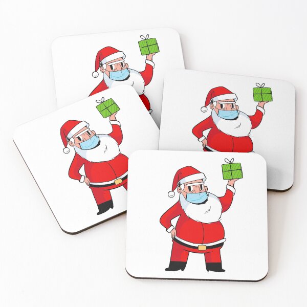 Item preview, Santa wearing mask  designed and sold by Dream Imagine Create ..