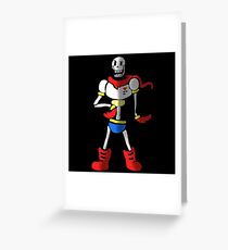 Undertale The Great Papyrus Greeting Card