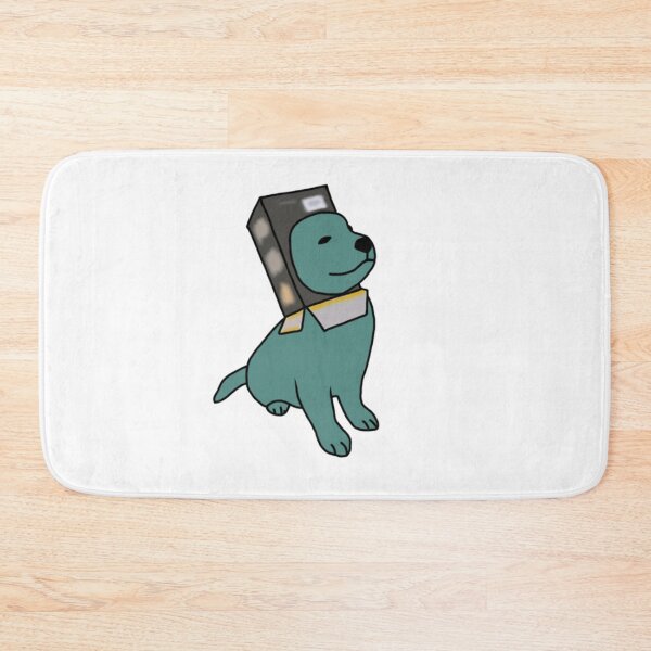 Item preview, Cute dark green dog with cereal box in his head designed and sold by iarasosan.