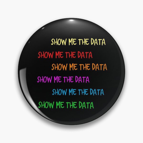 Item preview, Show me the data stickers designed and sold by firegalaxy.