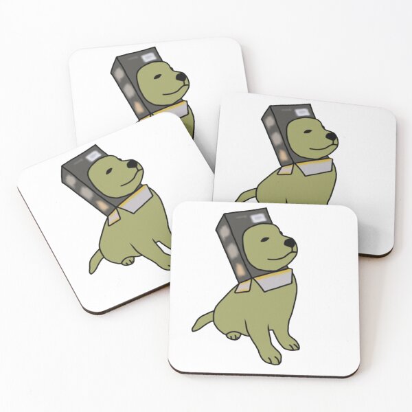 Item preview, Cute mustard dog with cereal box in his head designed and sold by iarasosan.