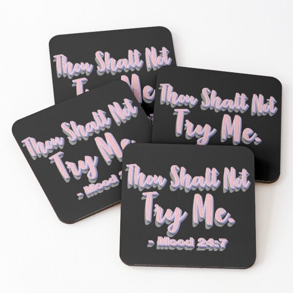 Item preview, Thou Shalt Not Try Me. designed and sold by johnta17.