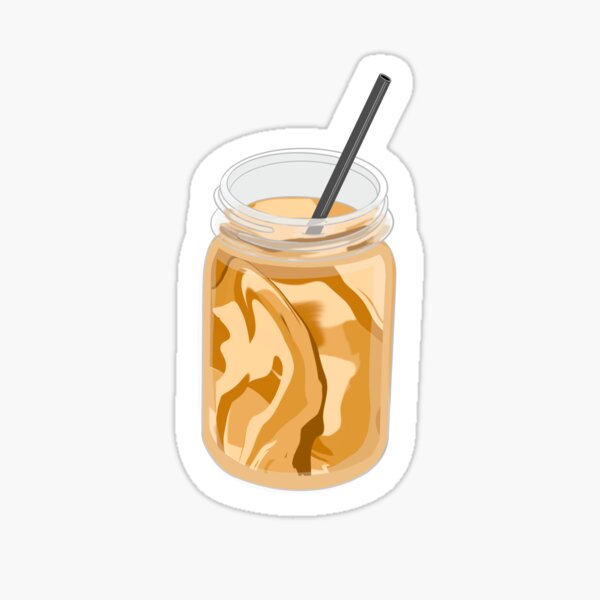 Iced Coffee Starbucks Style Sticker – Made In The Mitten