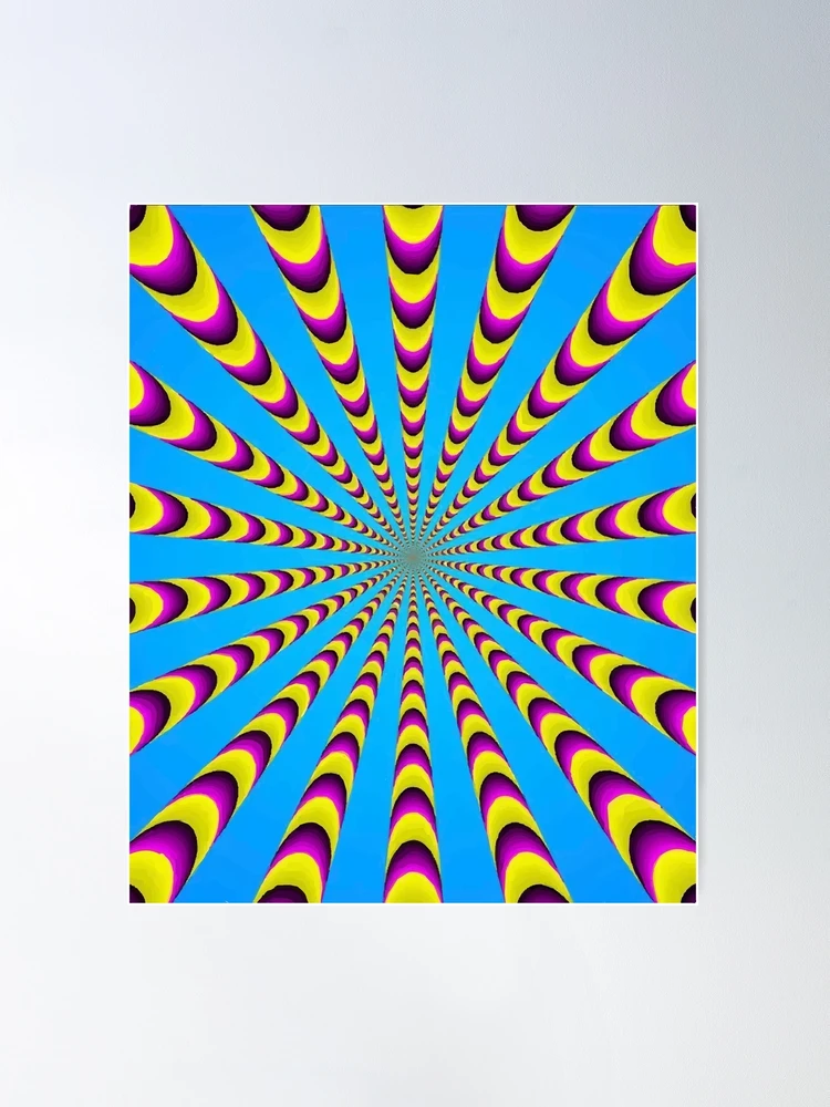Trippy Optical Illusion Large Poster Art Print A0 A1 A2 A3 A4 Max