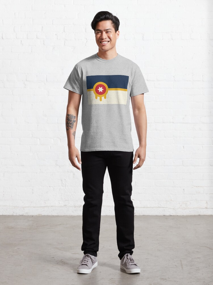 Alternate view of TheCoffeeCupLife:The Official Flag of Tulsa,Oklahoma Classic T-Shirt