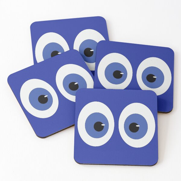 Item preview, Big Blue Eyeballs designed and sold by TheCrazyBear.