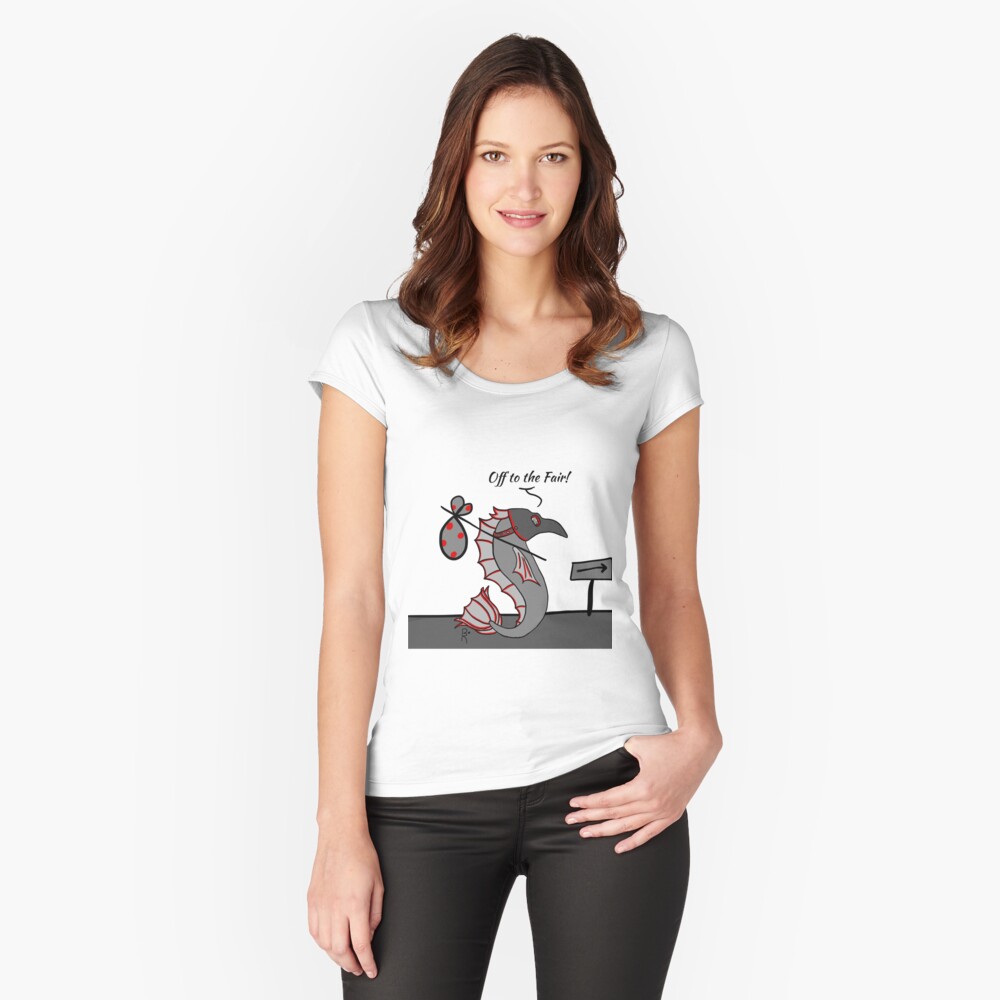 Item preview, Fitted Scoop T-Shirt designed and sold by QTPieCollective.