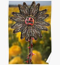 Fly Flower Poster