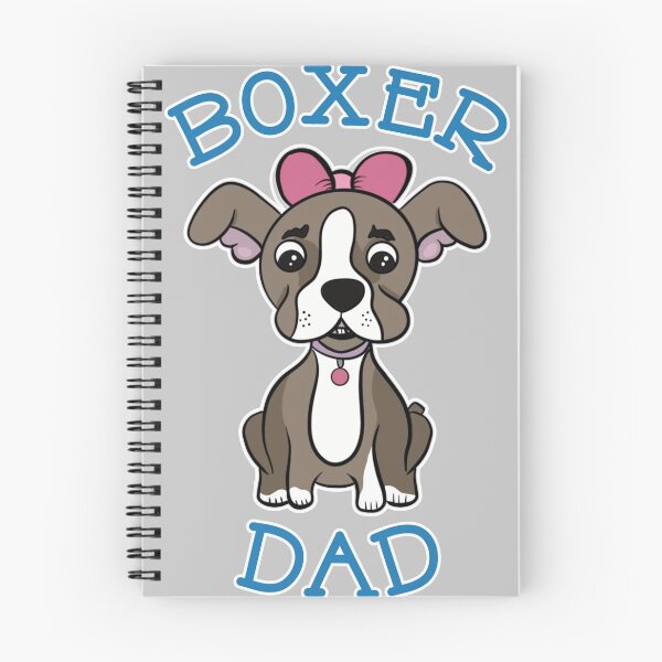 Item preview,  Boxer Dog With Bow: Boxer Dad designed and sold by StacyAnnDesigns.