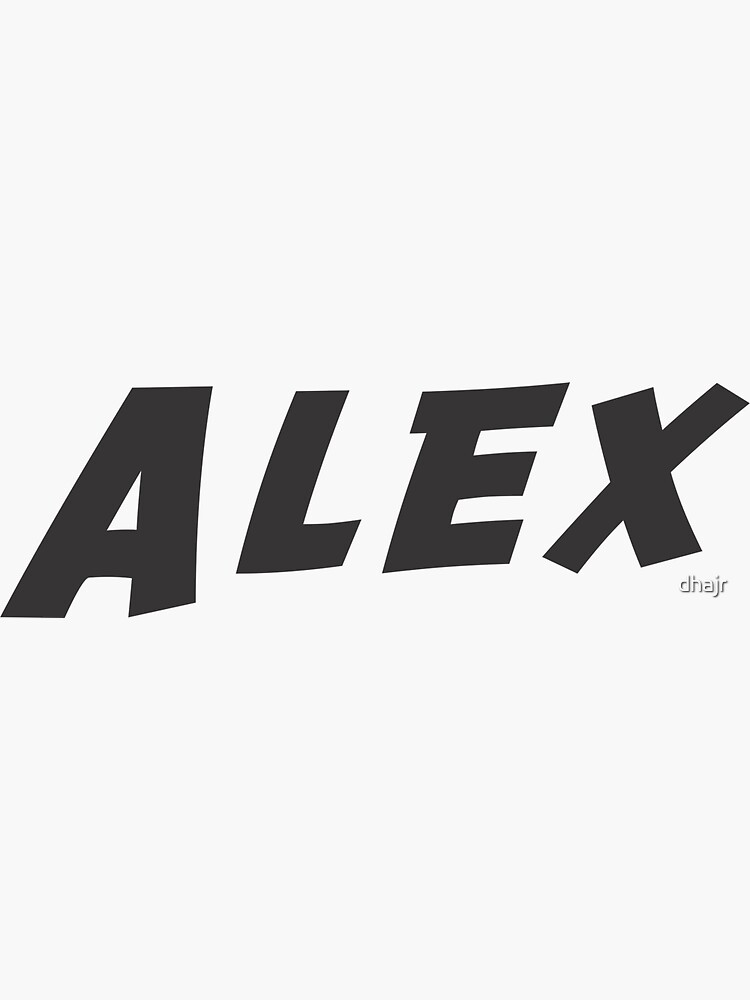 Logo Personal Brand Company Name Alex Stock Vector (Royalty Free)  1957477351 | Shutterstock