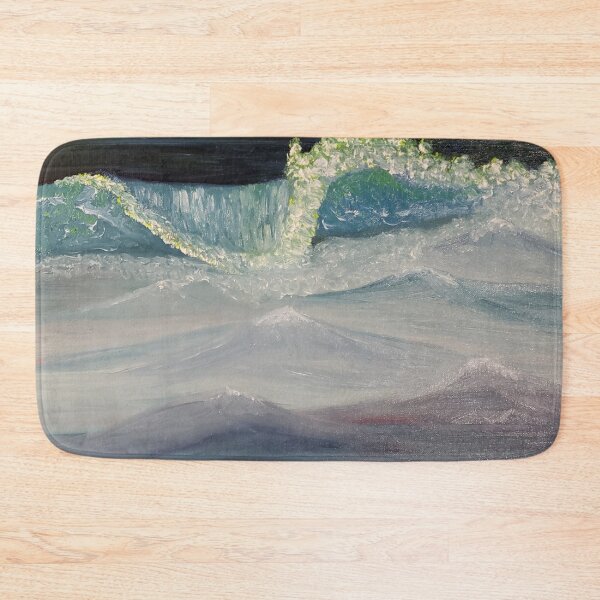 Item preview, Ocean wave oil painting by tabitha kremesec designed and sold by Tabitha Kremesec.