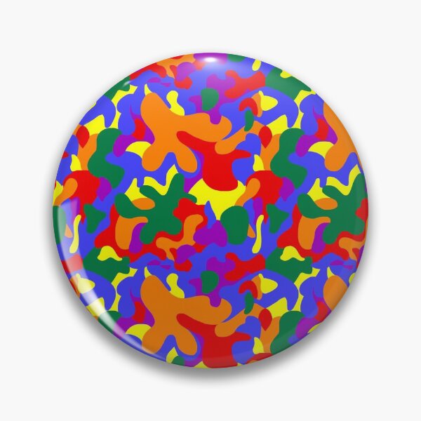 Item preview, Rainbow camouflage designed and sold by BobaPuma.