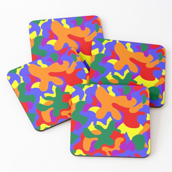 Item preview, Rainbow camouflage designed and sold by BobaPuma.