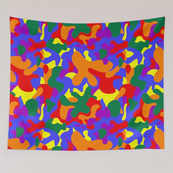 Item preview, Rainbow camouflage designed and sold by BobaPuma.