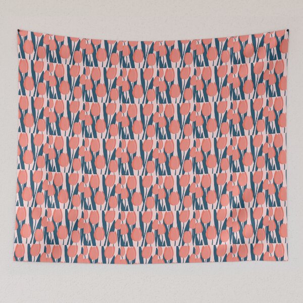 Item preview, Peachy Tulips designed and sold by Radhika Rathore.