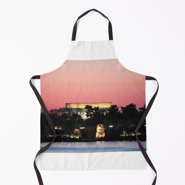 Item preview, A pink sunset over the Lincoln Memorial designed and sold by 2Canons.