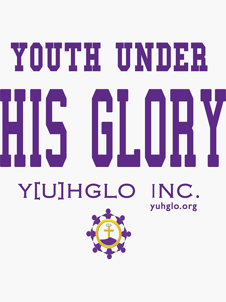 Thumbnail 3 of 3, Sticker, YuhGlo logo designed and sold by yuhglostore.