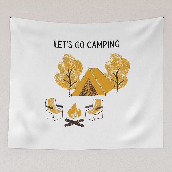 Item preview, Lets Go Camping designed and sold by AdventurePrints.