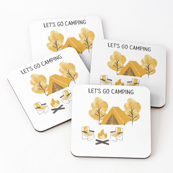 Item preview, Lets Go Camping designed and sold by AdventurePrints.