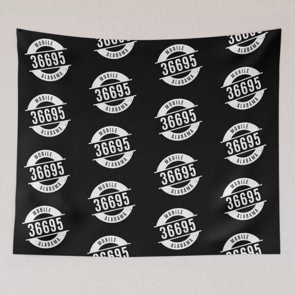 Item preview, Mobile Alabama 36695 Zip Code designed and sold by creativecurly.