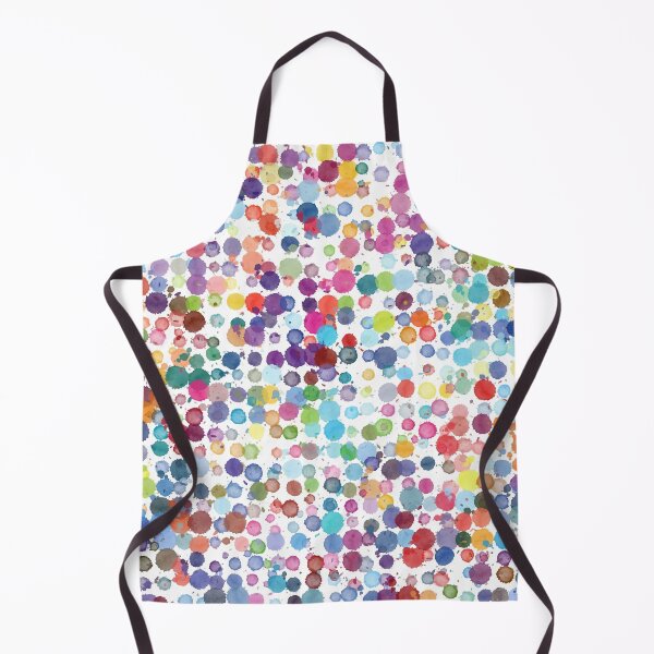 Item preview, Watercolor rainbow dot pattern designed and sold by candhdesigns.
