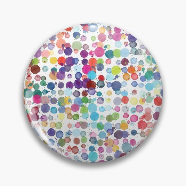 Item preview, Watercolor rainbow dot pattern designed and sold by candhdesigns.