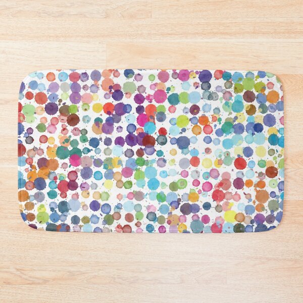Item preview, Watercolor rainbow dot pattern designed and sold by candhdesigns.