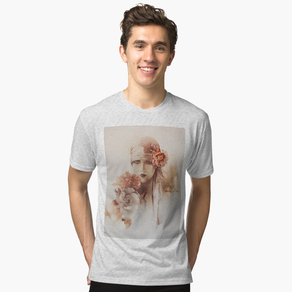 Item preview, Tri-blend T-Shirt designed and sold by sara-moon.