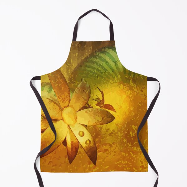 Item preview, Gold flowers designed and sold by harietteh.