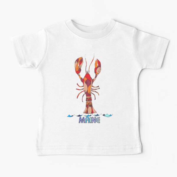 Red Maine Lobster #1 Baby T-Shirt
