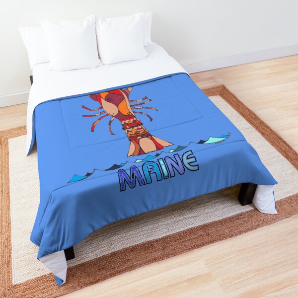 Red Maine Lobster #1 Comforter