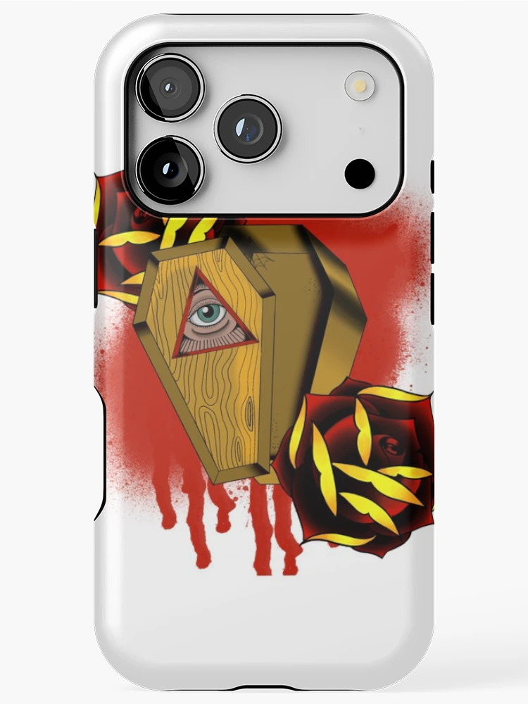 Thumbnail 1 of 4, iPhone Case, Neotraditional coffin designed and sold by Michaelmodified.