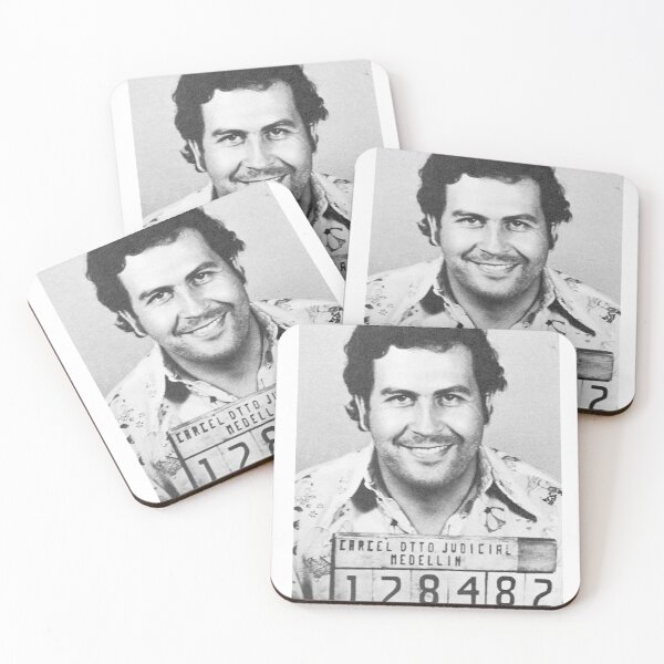 Item preview, Pablo Escobar-mugshot-drugs -Mexican designed and sold by BamzArt.