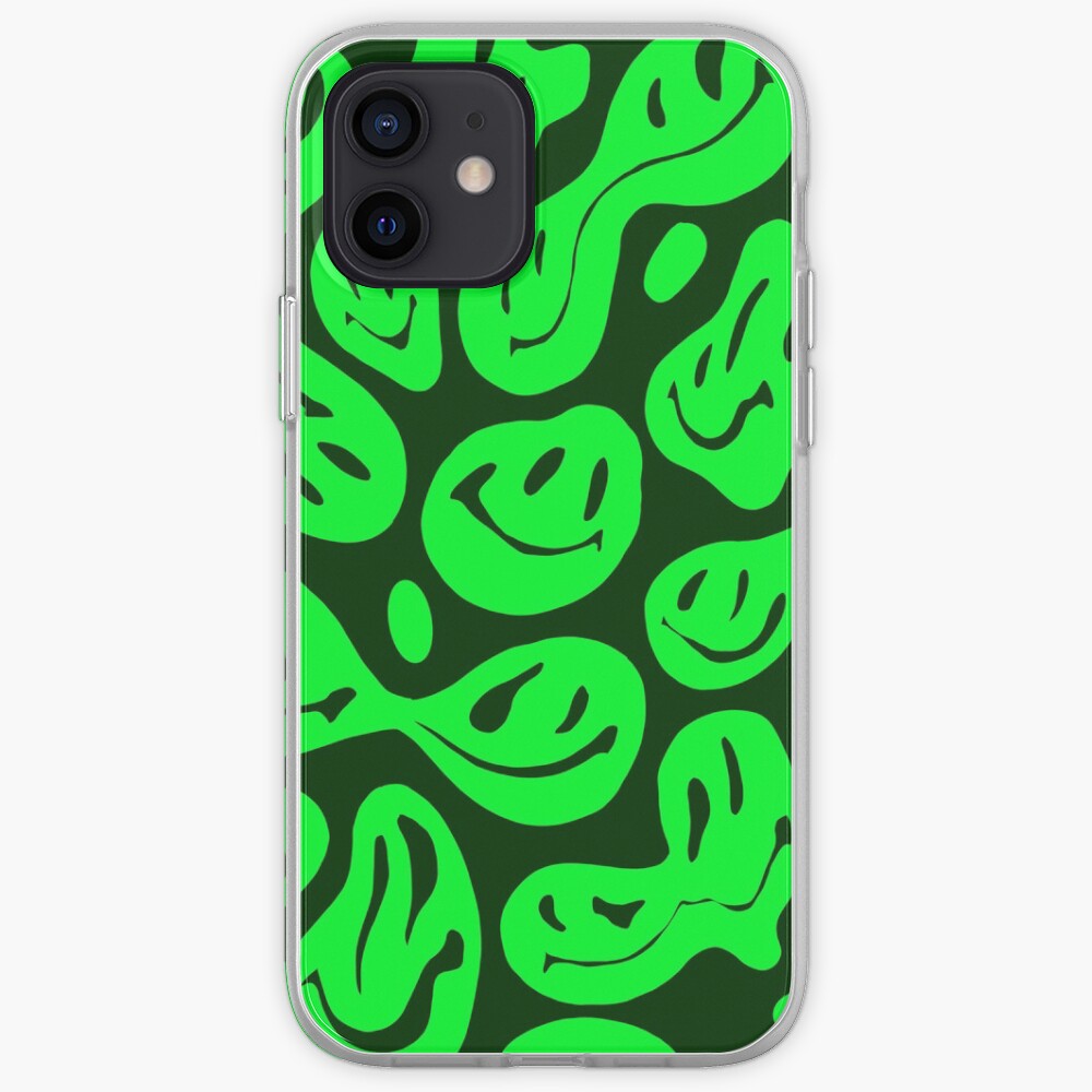 "MELTY FACE GLOW IN THE DARK" iPhone Case & Cover by Glossypop