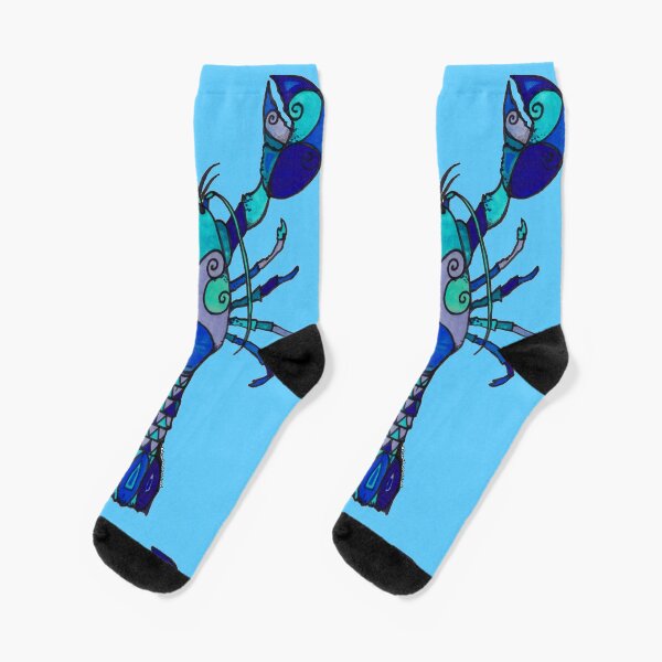 Blue Lobster #1 Socks