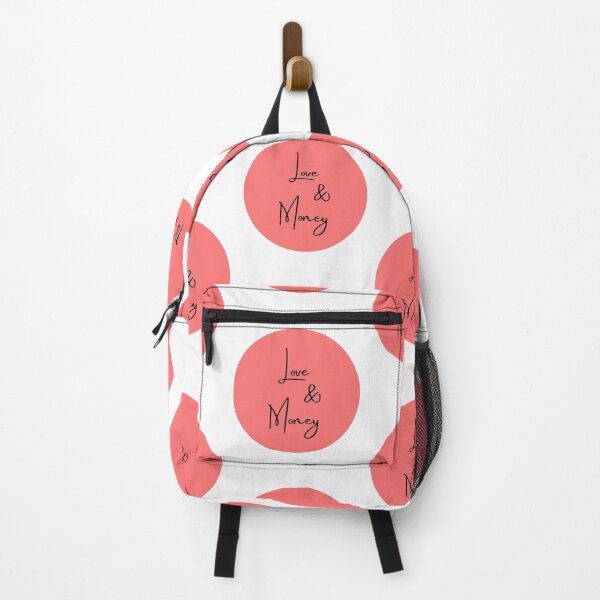 Item preview, Love and Money pink girly circle cool quote designed and sold by Adri Graterol.