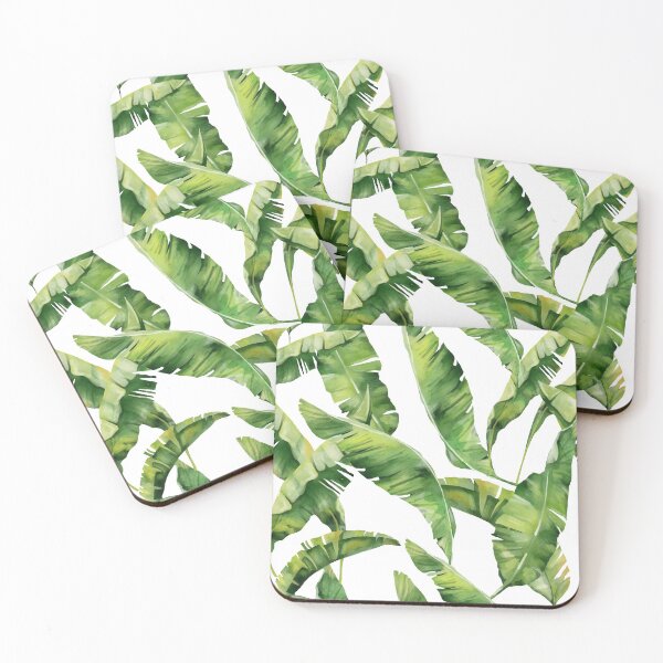 Item preview, Tropical Banana Leaf Pattern designed and sold by candhdesigns.