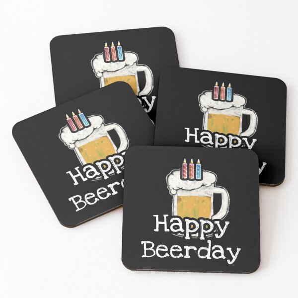 Item preview, Happy Beerday - Velas de feliz cumpleaños - Boo-da-chay designed and sold by Boo-da-chay.
