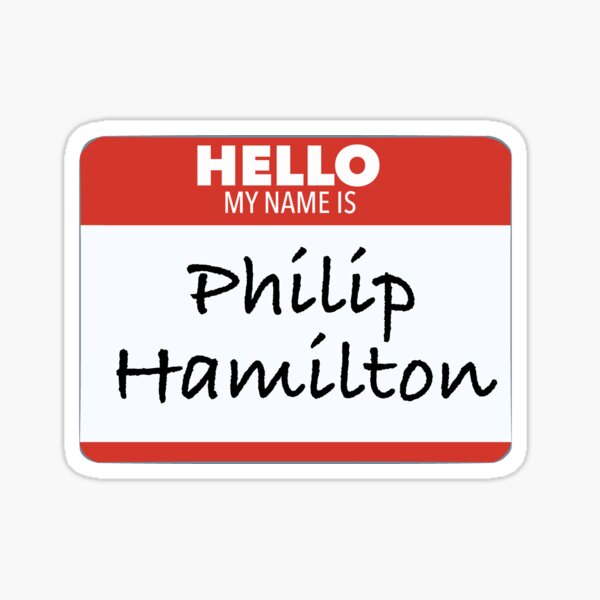 My Name Is Alexander Hamilton Gifts Merchandise Redbubble