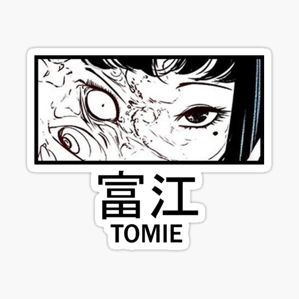 Tomie Junji Ito Sticker By Kawaiicrossing Redbubble