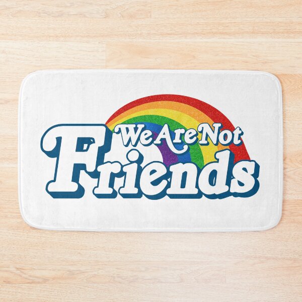 Item preview, WE ARE NOT FRIENDS - GLITTER designed and sold by Glossypop.