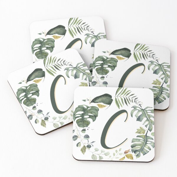 Item preview, Floral Wreath Initial Letter C designed and sold by TheFamilyVan.