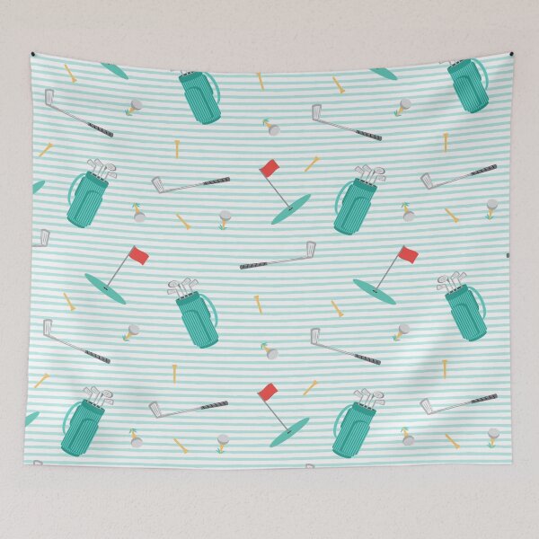 Item preview, Tee Time - teal golfing  designed and sold by littlearrow.