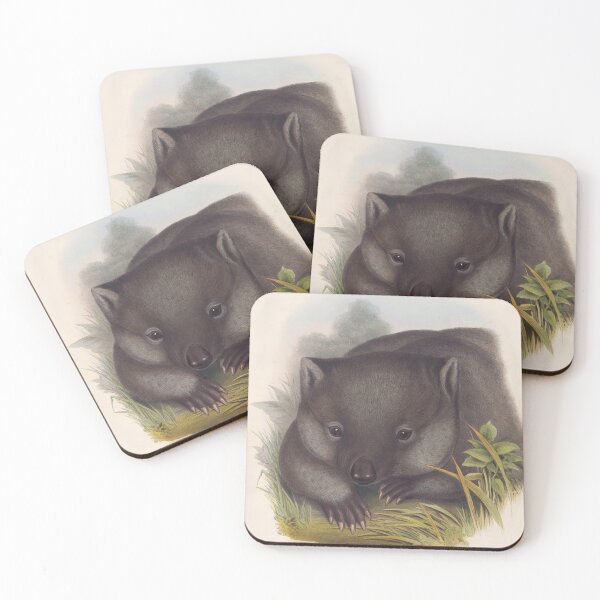 Item preview, Phascolomy's Wombat (Common Wombat) by Henry Richter designed and sold by TheCurators.