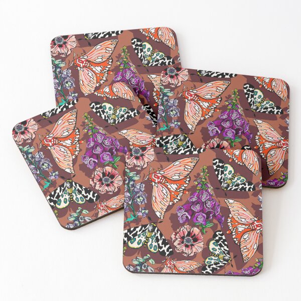 Item preview, Terracotta Moths designed and sold by ariellemorris.