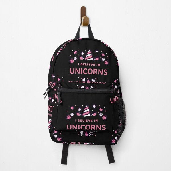 Unicorns Backpacks Redbubble - pink fluffy unicorn costume pants roblox